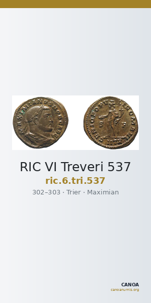 RIC VI Treveri 537 — CANOA