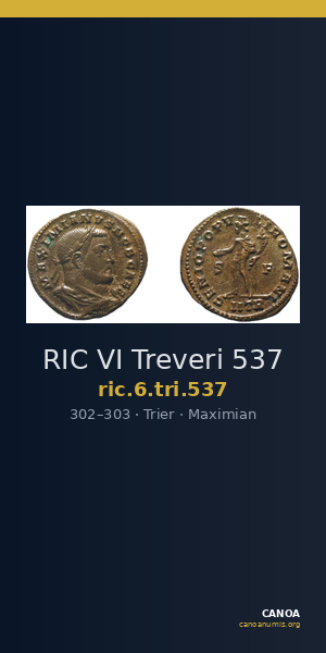 RIC VI Treveri 537 — CANOA
