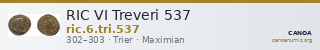 RIC VI Treveri 537 — CANOA