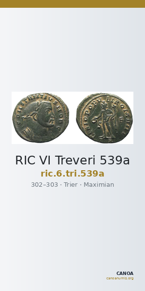 RIC VI Treveri 539a — CANOA