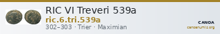 RIC VI Treveri 539a — CANOA