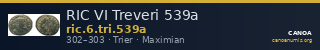 RIC VI Treveri 539a — CANOA