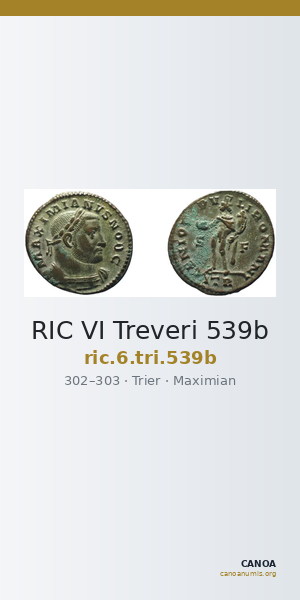 RIC VI Treveri 539b — CANOA