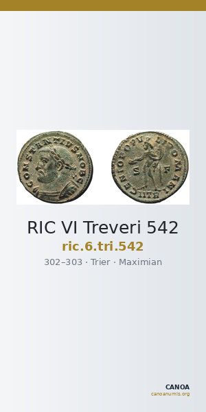 RIC VI Treveri 542 — CANOA