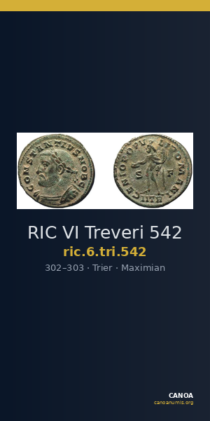 RIC VI Treveri 542 — CANOA