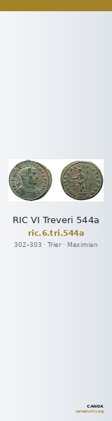RIC VI Treveri 544a — CANOA