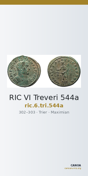 RIC VI Treveri 544a — CANOA