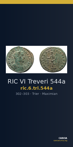 RIC VI Treveri 544a — CANOA