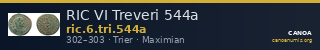 RIC VI Treveri 544a — CANOA