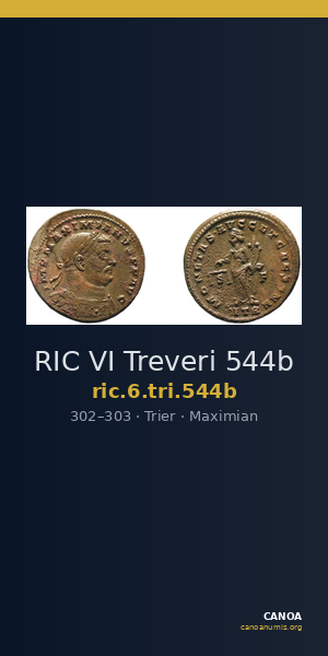 RIC VI Treveri 544b — CANOA