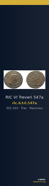 RIC VI Treveri 547a — CANOA