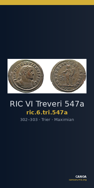 RIC VI Treveri 547a — CANOA