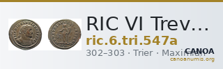 RIC VI Treveri 547a — CANOA
