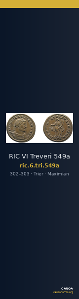 RIC VI Treveri 549a — CANOA