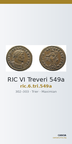 RIC VI Treveri 549a — CANOA