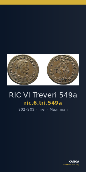 RIC VI Treveri 549a — CANOA