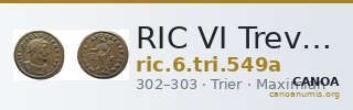 RIC VI Treveri 549a — CANOA