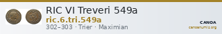 RIC VI Treveri 549a — CANOA