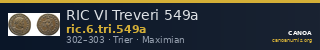 RIC VI Treveri 549a — CANOA