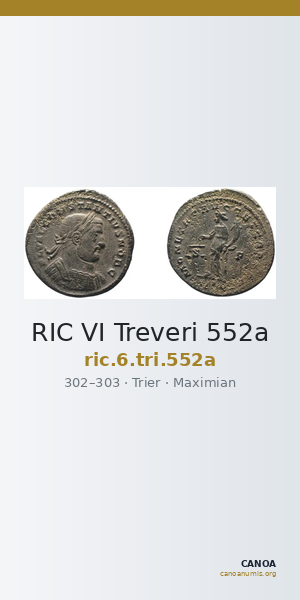RIC VI Treveri 552a — CANOA