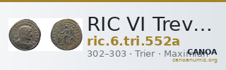 RIC VI Treveri 552a — CANOA