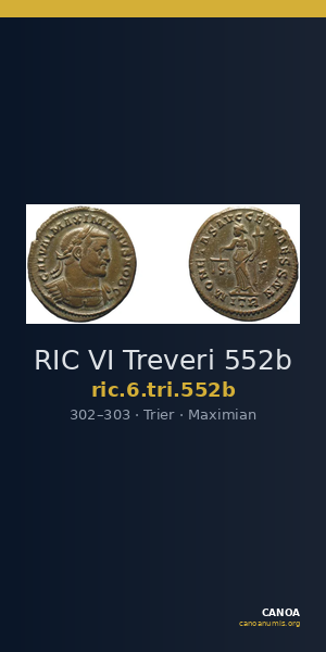 RIC VI Treveri 552b — CANOA