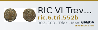RIC VI Treveri 552b — CANOA