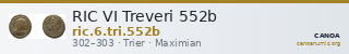 RIC VI Treveri 552b — CANOA
