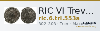 RIC VI Treveri 553a — CANOA