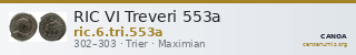 RIC VI Treveri 553a — CANOA