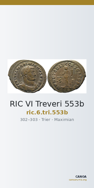 RIC VI Treveri 553b — CANOA
