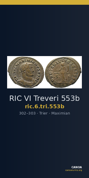 RIC VI Treveri 553b — CANOA