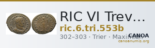 RIC VI Treveri 553b — CANOA