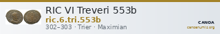 RIC VI Treveri 553b — CANOA