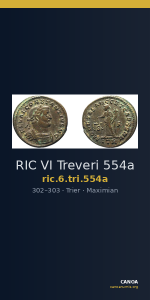 RIC VI Treveri 554a — CANOA