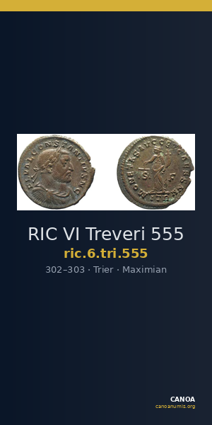 RIC VI Treveri 555 — CANOA