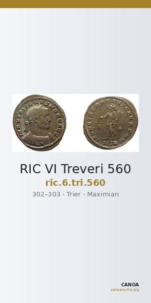 RIC VI Treveri 560 — CANOA