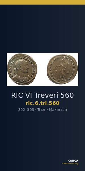 RIC VI Treveri 560 — CANOA