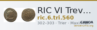 RIC VI Treveri 560 — CANOA