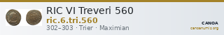 RIC VI Treveri 560 — CANOA