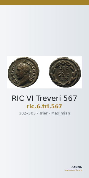 RIC VI Treveri 567 — CANOA