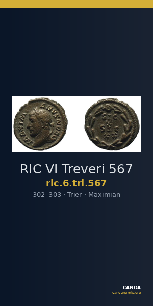 RIC VI Treveri 567 — CANOA
