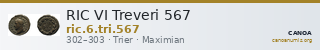 RIC VI Treveri 567 — CANOA