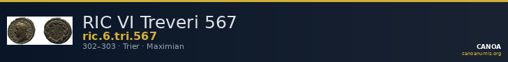 RIC VI Treveri 567 — CANOA