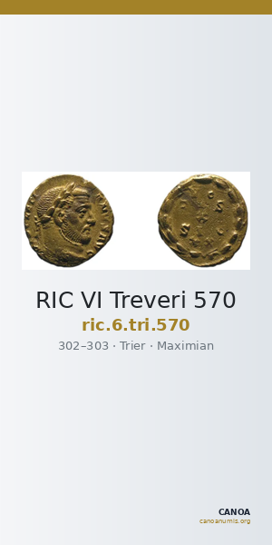 RIC VI Treveri 570 — CANOA