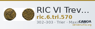RIC VI Treveri 570 — CANOA