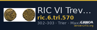 RIC VI Treveri 570 — CANOA