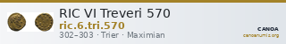 RIC VI Treveri 570 — CANOA