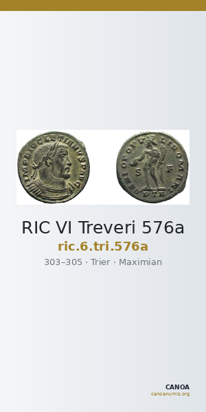 RIC VI Treveri 576a — CANOA