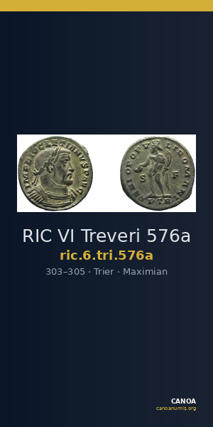 RIC VI Treveri 576a — CANOA